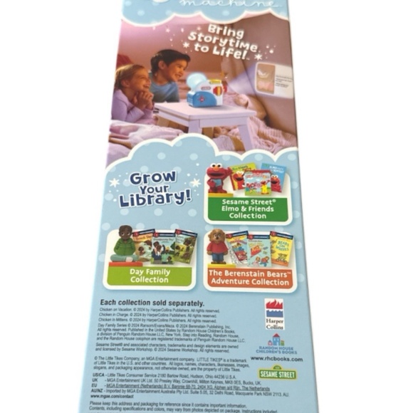 Little Tikes Story Dream Machine Chicken Story Collection Books Bedtime Project - Picture 3 of 4